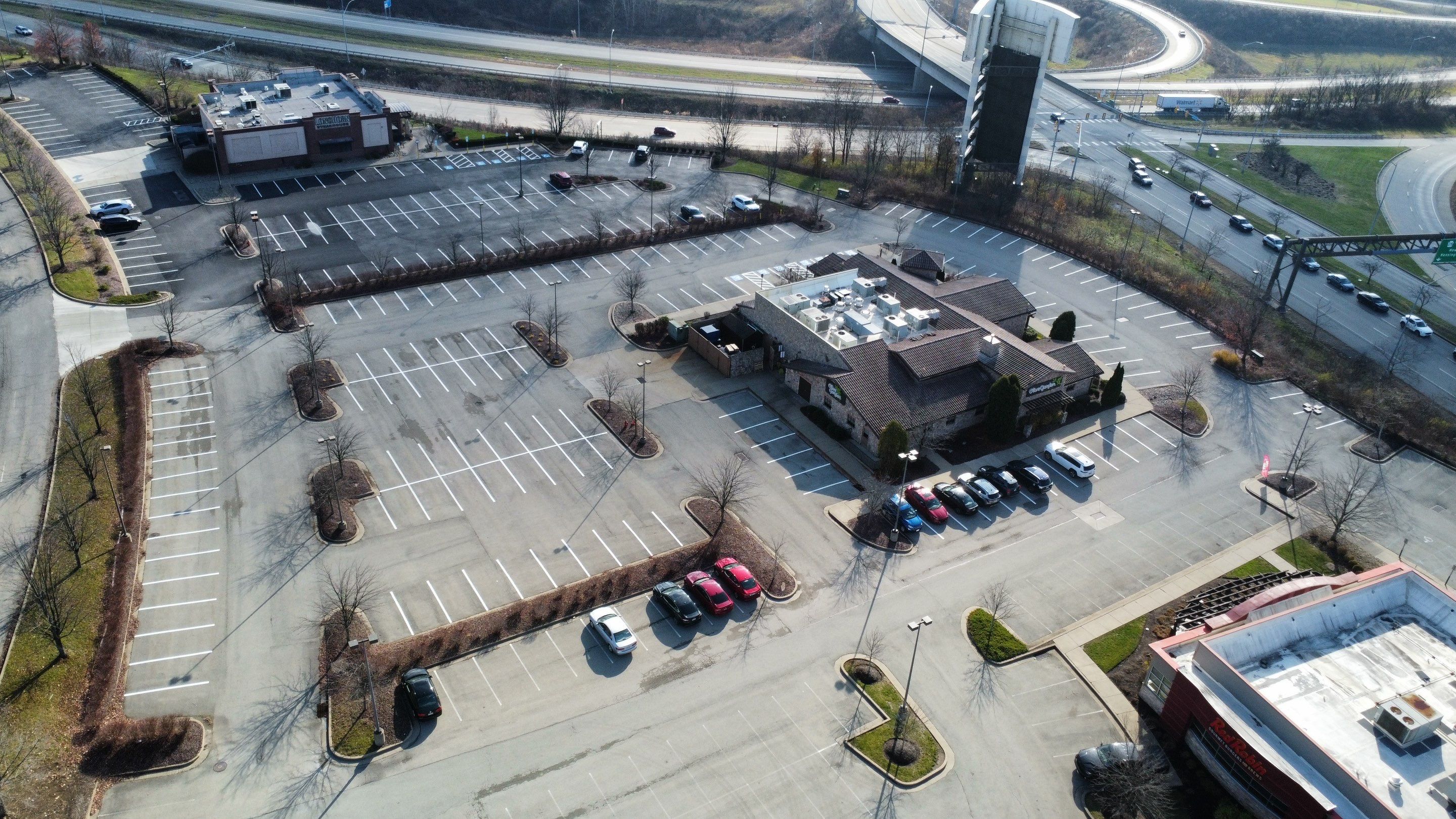 Olive Garden - Pittsburgh Mills by G-Force Parking Lot Striping of Pittsburgh
