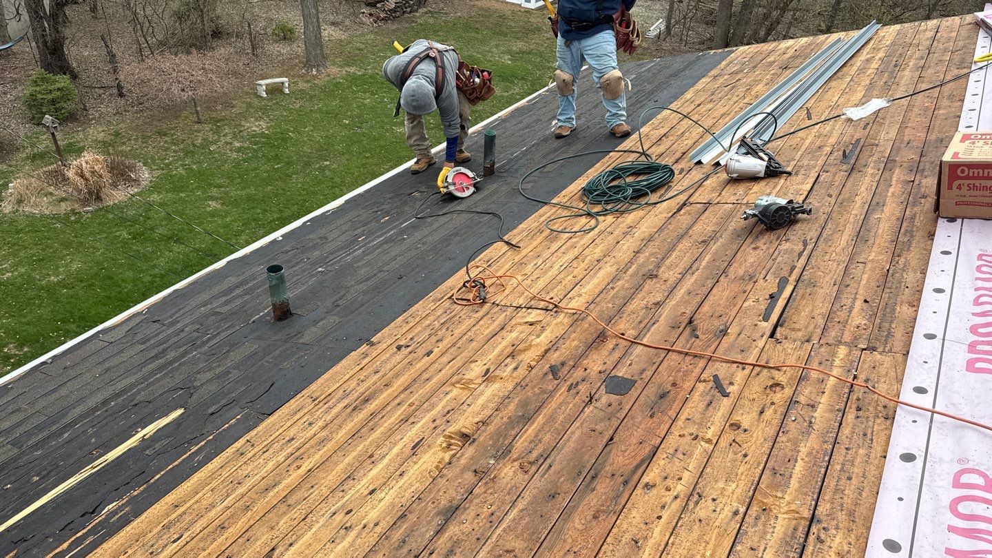 Roof Replacement using Owens Corning Estate Gray by 180 Contractors