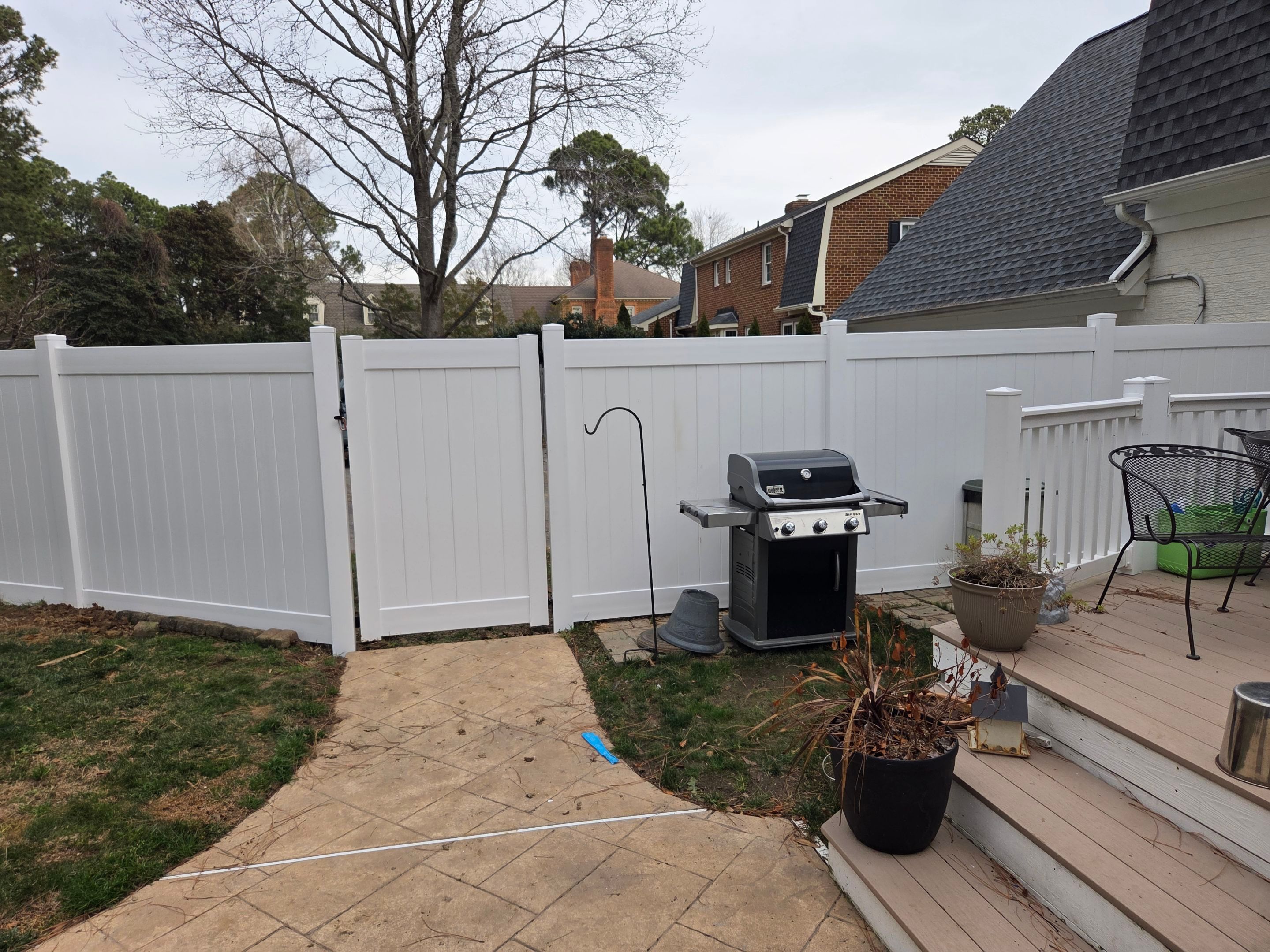 New Fence, Happy Pup, Peace of Mind by Tidewater Fence