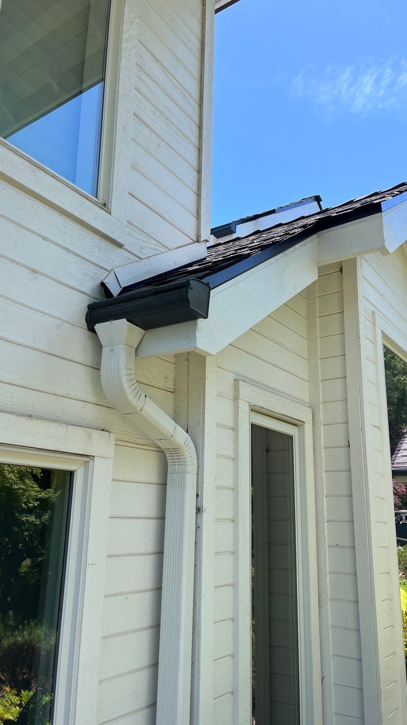 Attic Insulation, Dry-rot Repair, New Roof, Vulcan Vents, and LeafGuard Gutters on this beautiful home by Byers Enterprises 