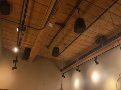 Audio upgrade in upscale dining