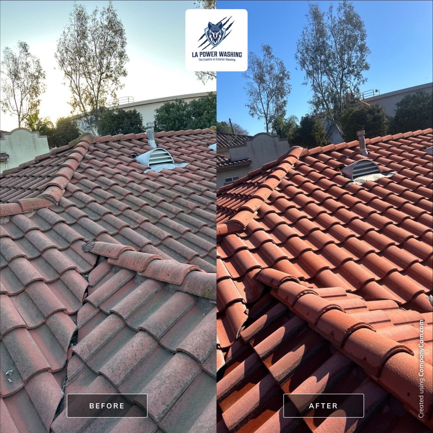 Roof Cleaning by La Power Washing Inc