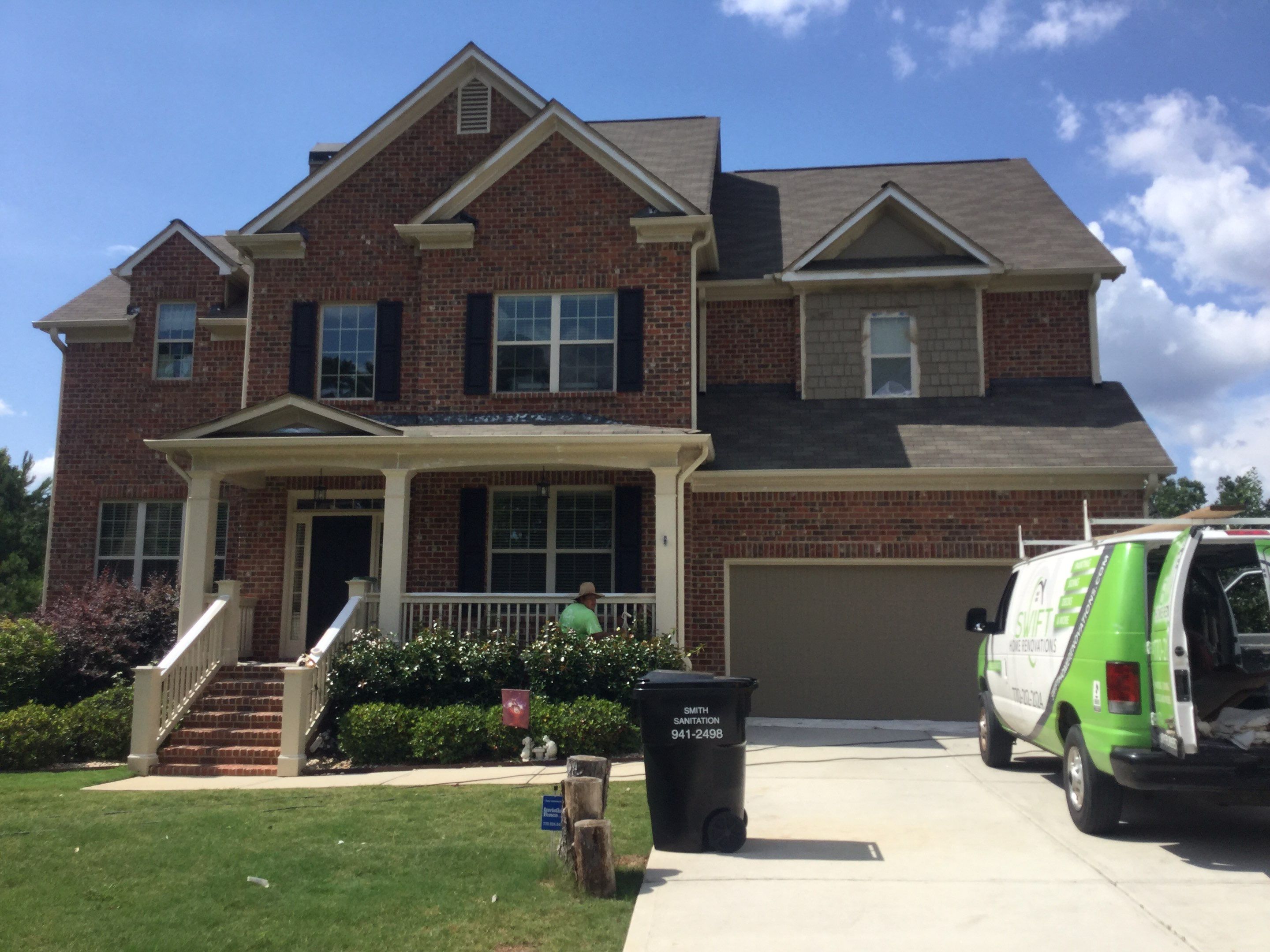 Full Exterior Siding and Trim Painting in Powder Springs by Swift Home Renovations