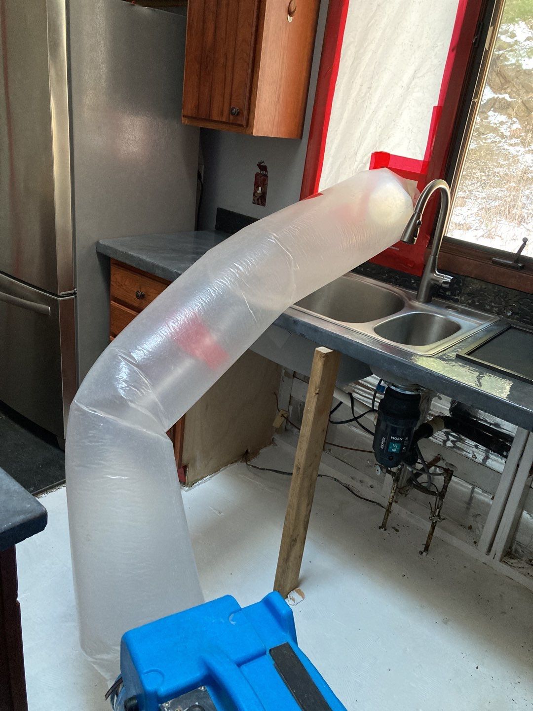 Mold Remediation using Containment by Accountable Home Services