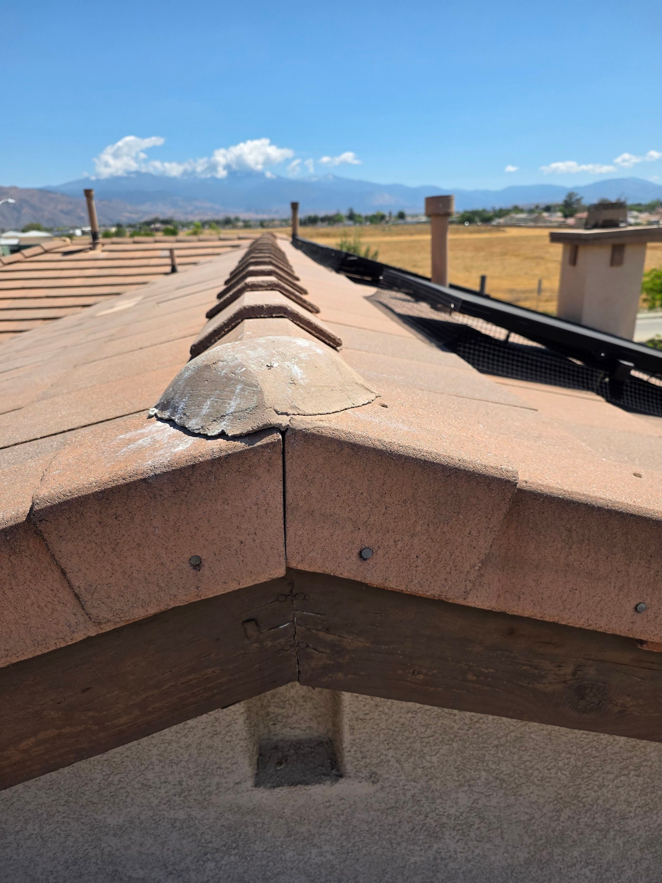 Complete Concrete Tile Roof Replacement and Solar Integration in San Jacinto by Reliable Roofing San Diego Inc.