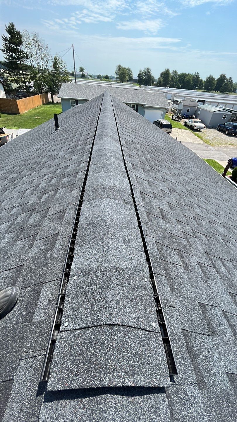 Residential Roofing Installation using GAF Timberline HDZ Charcoal by Nitro Roofing and Construction