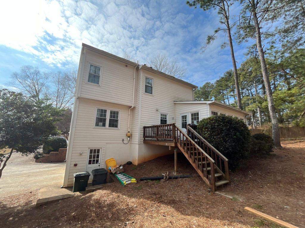 Roswell, GA Siding, Rotten Wood, Front Door Replacement, Exterior Paint, and Wood Deck Rebuild by Nelson Exteriors 
