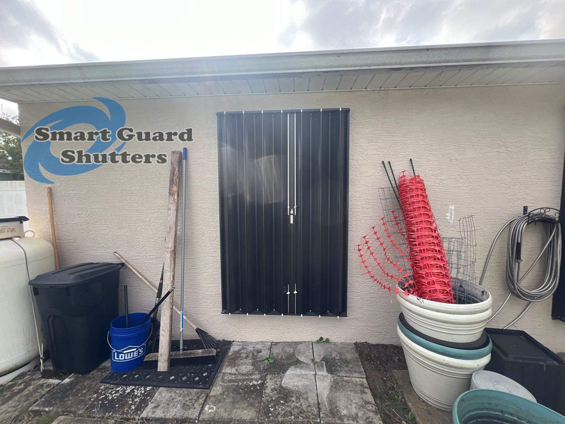 Hurricane Protection in Bronze by Smart Guard Shutters