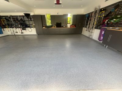Exterior Stone and Garage Pressure Washing