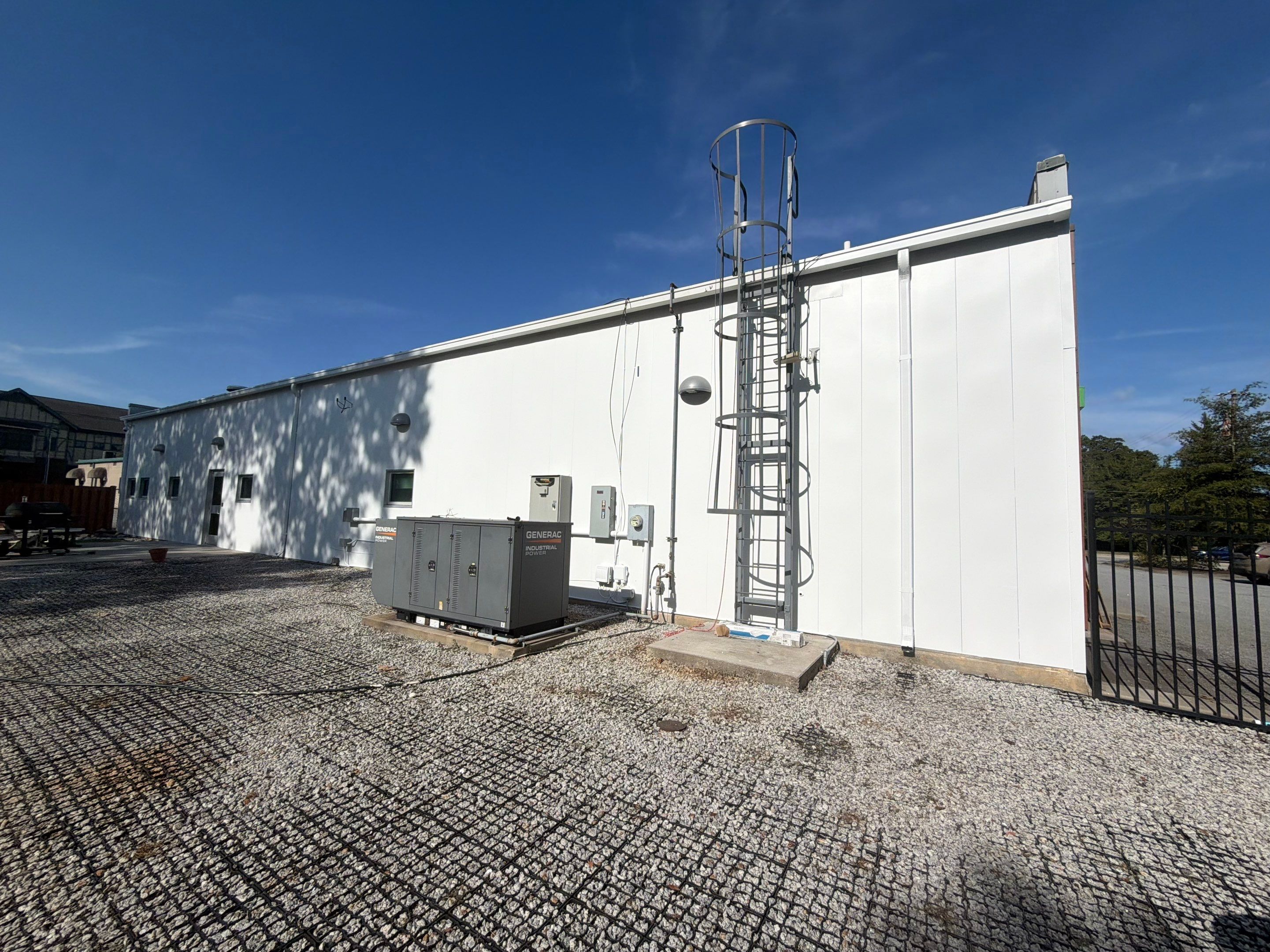 Commercial Exterior Painting for Greenville Parking Services Facility by Painter1