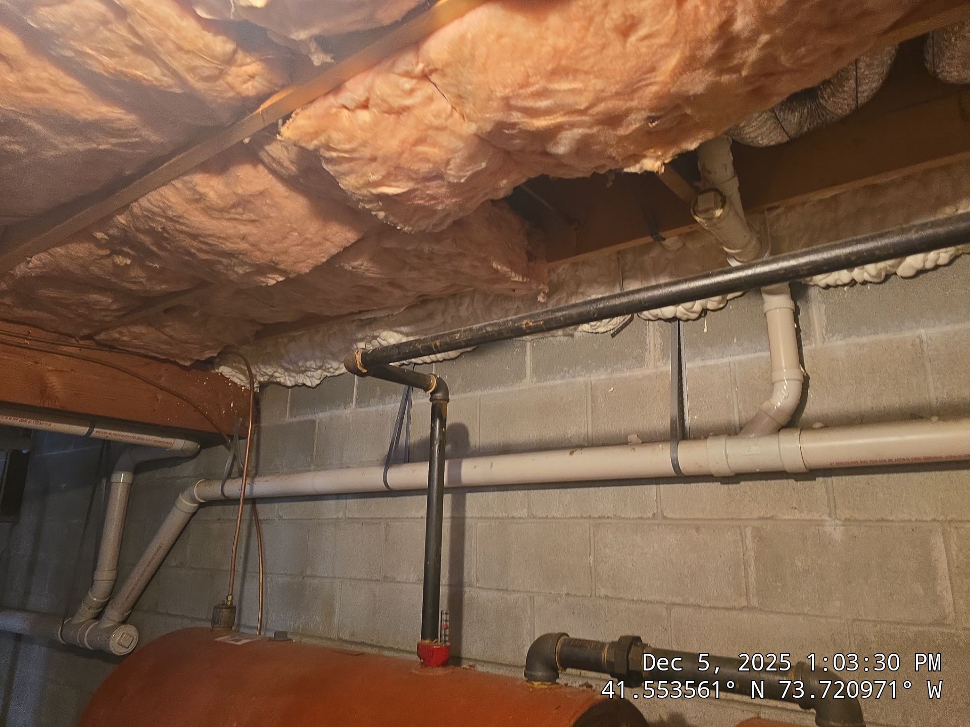 Attic Insulation using open cell spray foam by NYS Foam & Energy