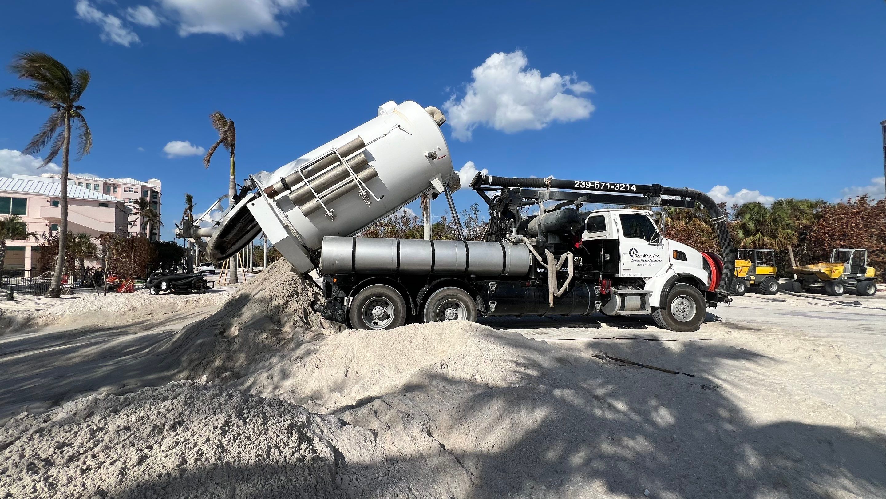 Beachside Community Club Pool Cleanout by Don Mar, Inc. Storm Water Solutions