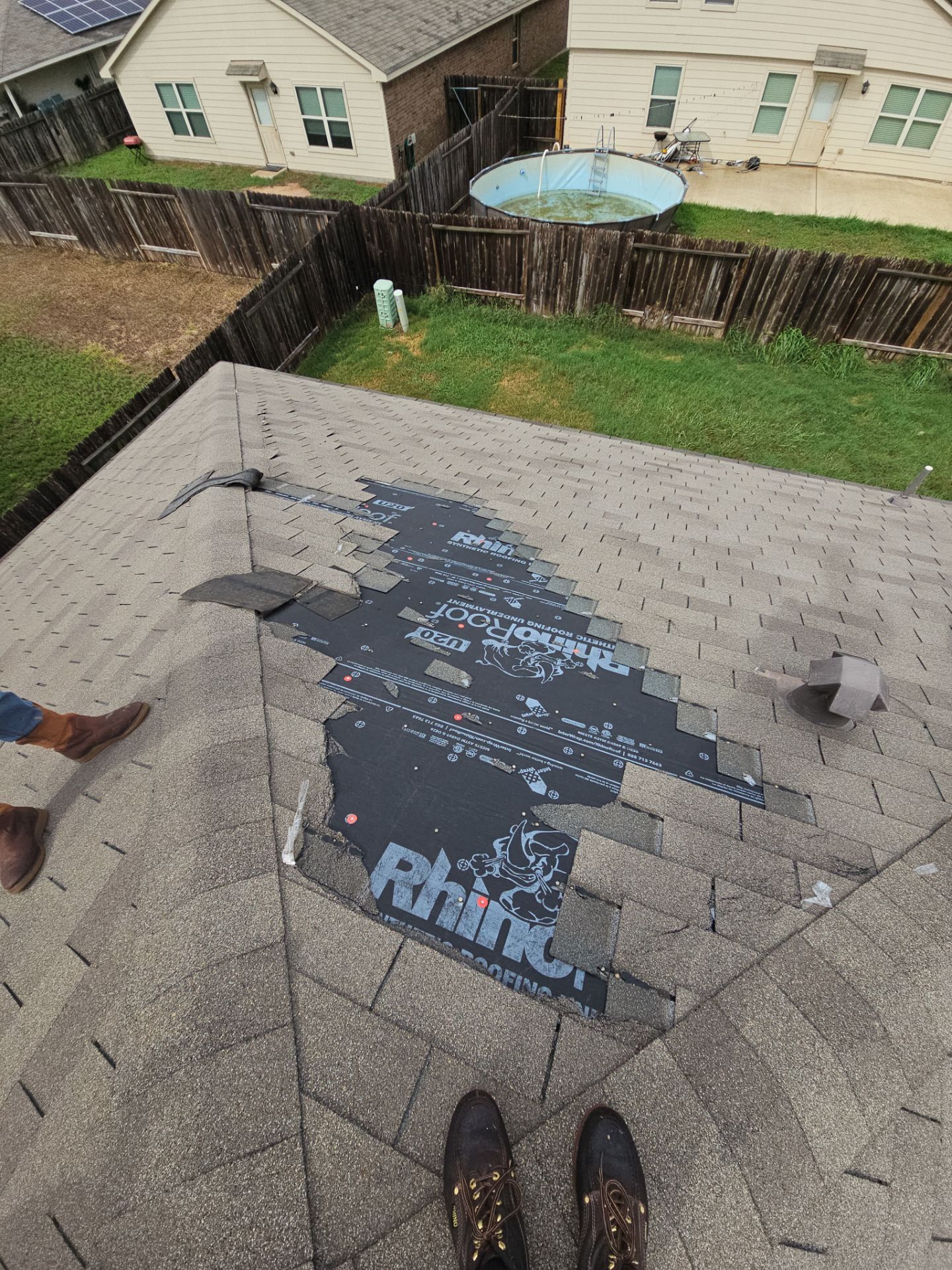 Residential Roofing Repair using Owen's Corning Duration (Lifetime) Shingles by Roof Repair Company