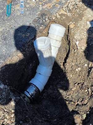 Sewer Line Repair and Cleanout Installation in Wilmington
