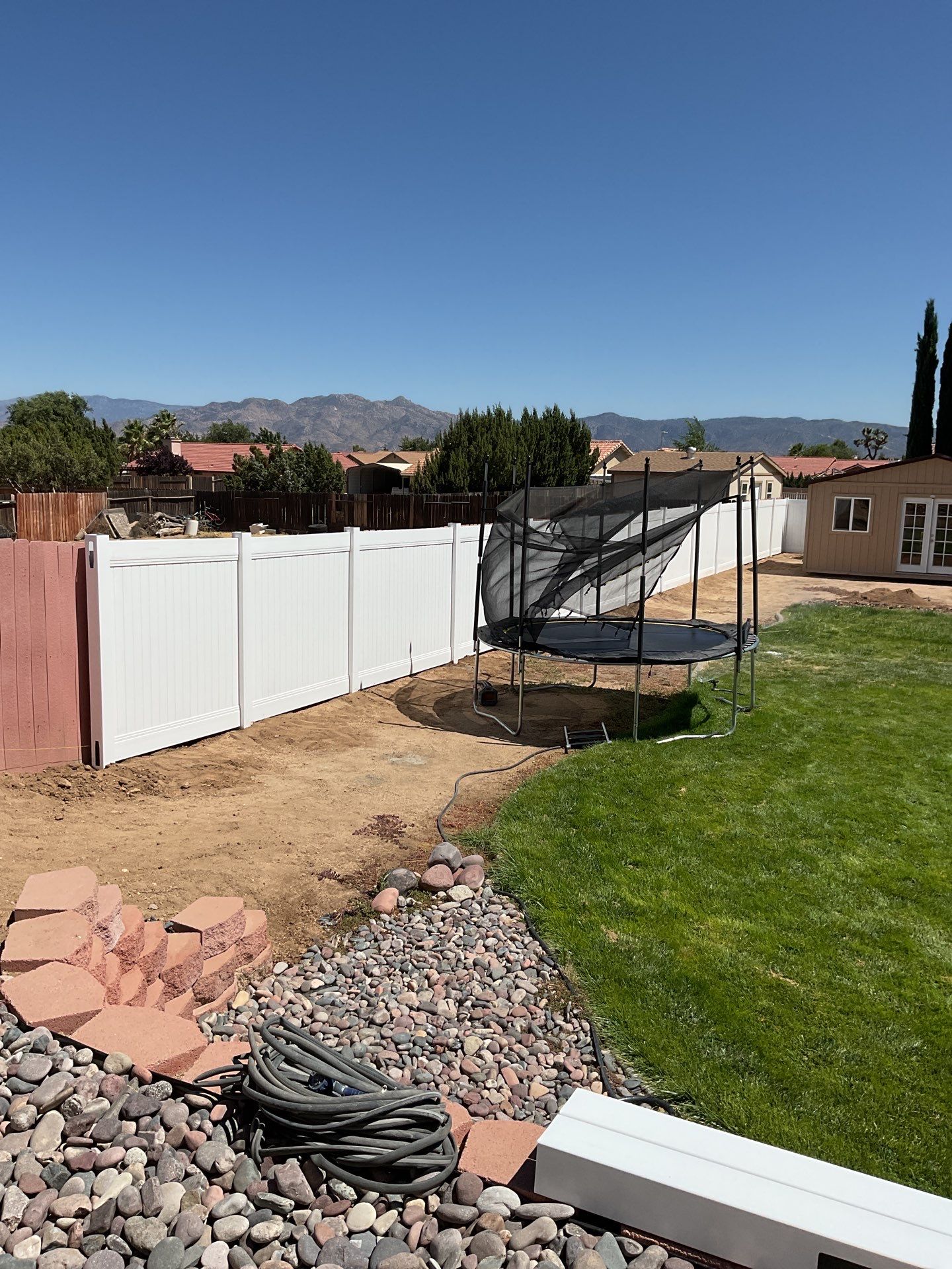 Fence Installation using Vinyl by Fence Guys Inc.