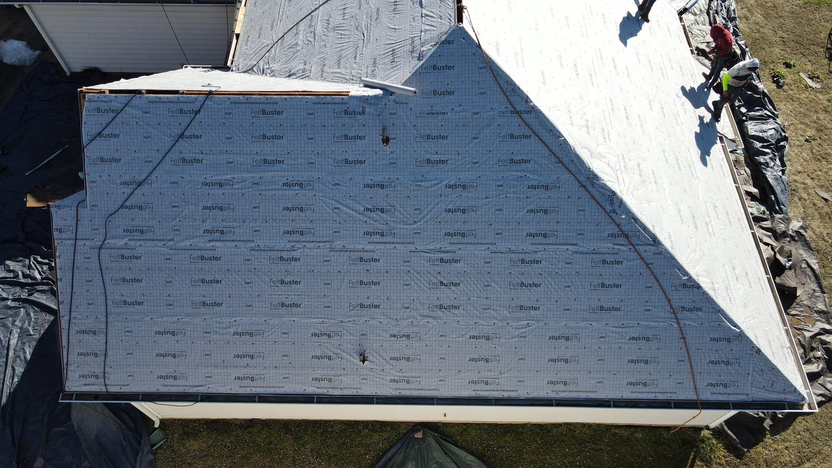Residential Roofing Installation using GAF Timberline HDZ Charcoal by RISE Roofing & Restoration, LLC