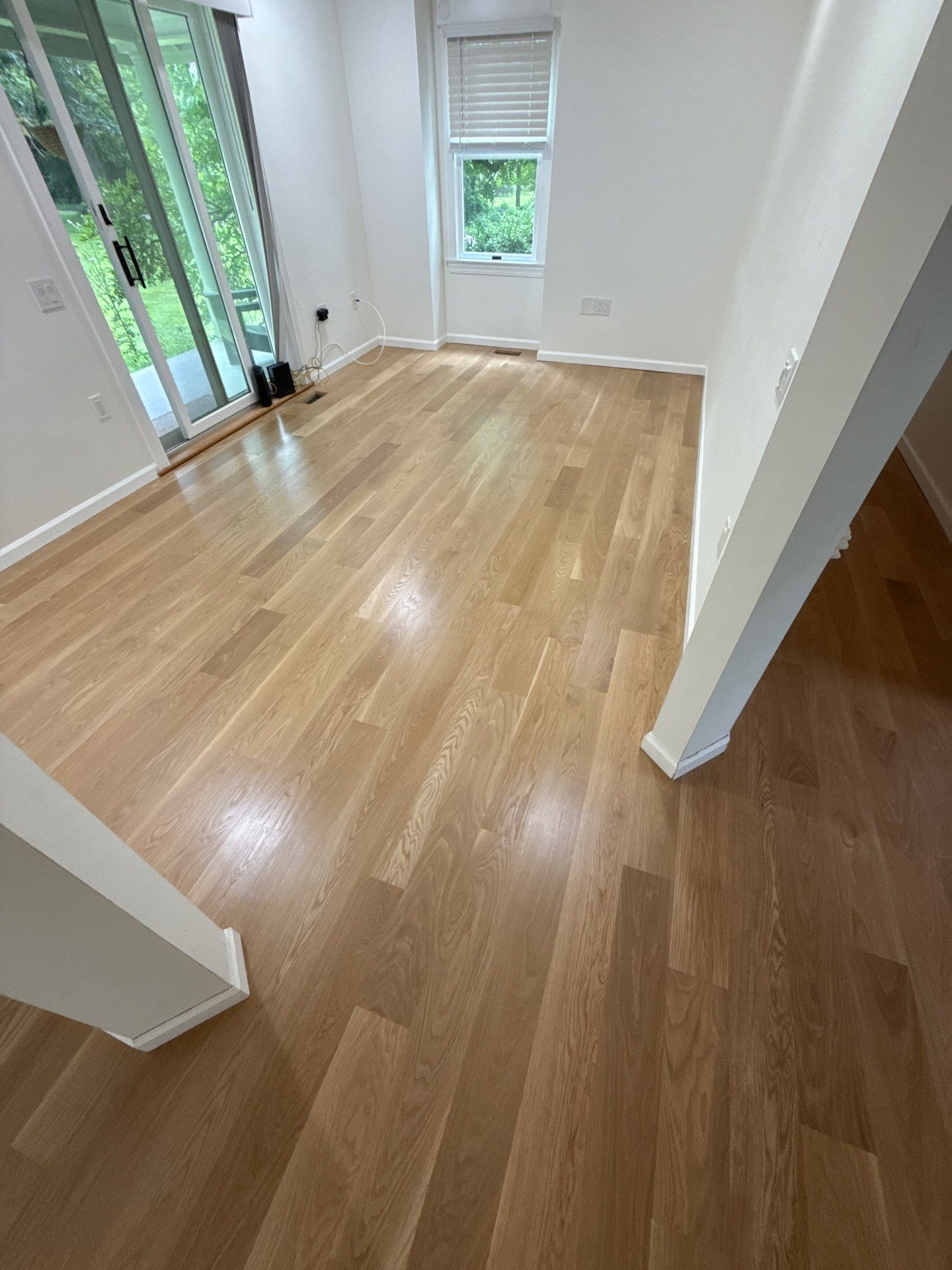Farmhouse engineered white oak  by Ann Arbor Hardwoods 