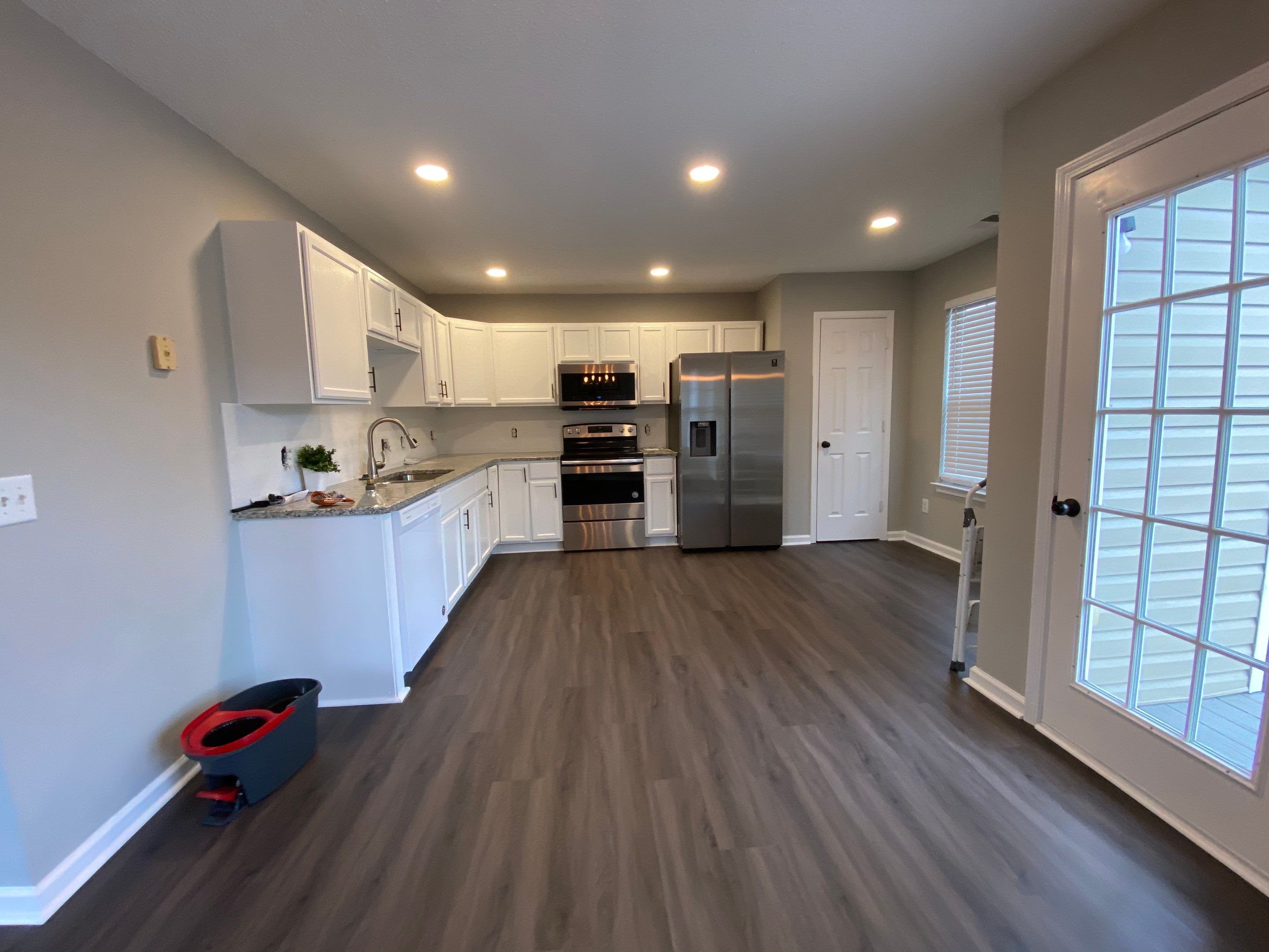 Dallas Georgia Interior Remodel Featuring White Shaker Cabinets and LVP Flooring by Swift Home Renovations