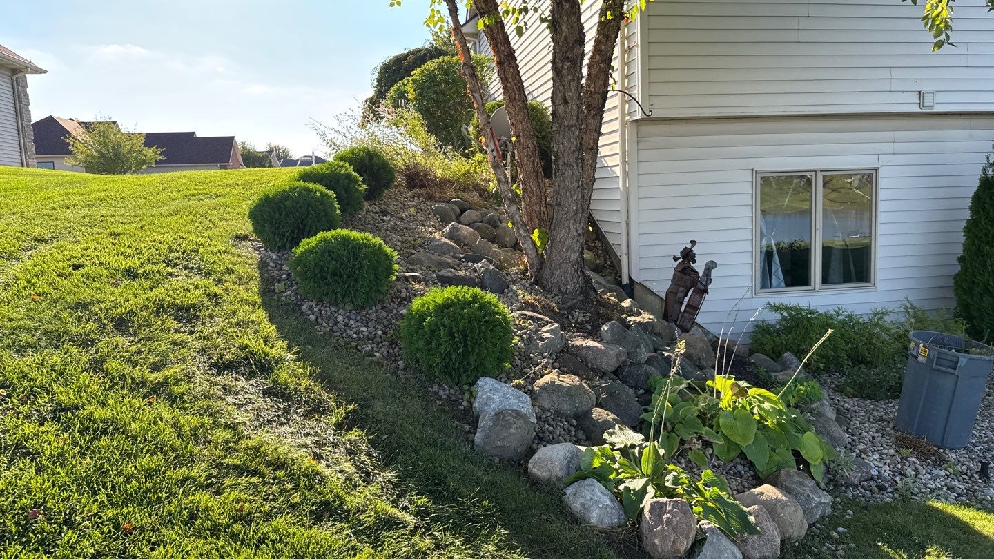 Project in Fort Wayne by Carrs lawn and landscape