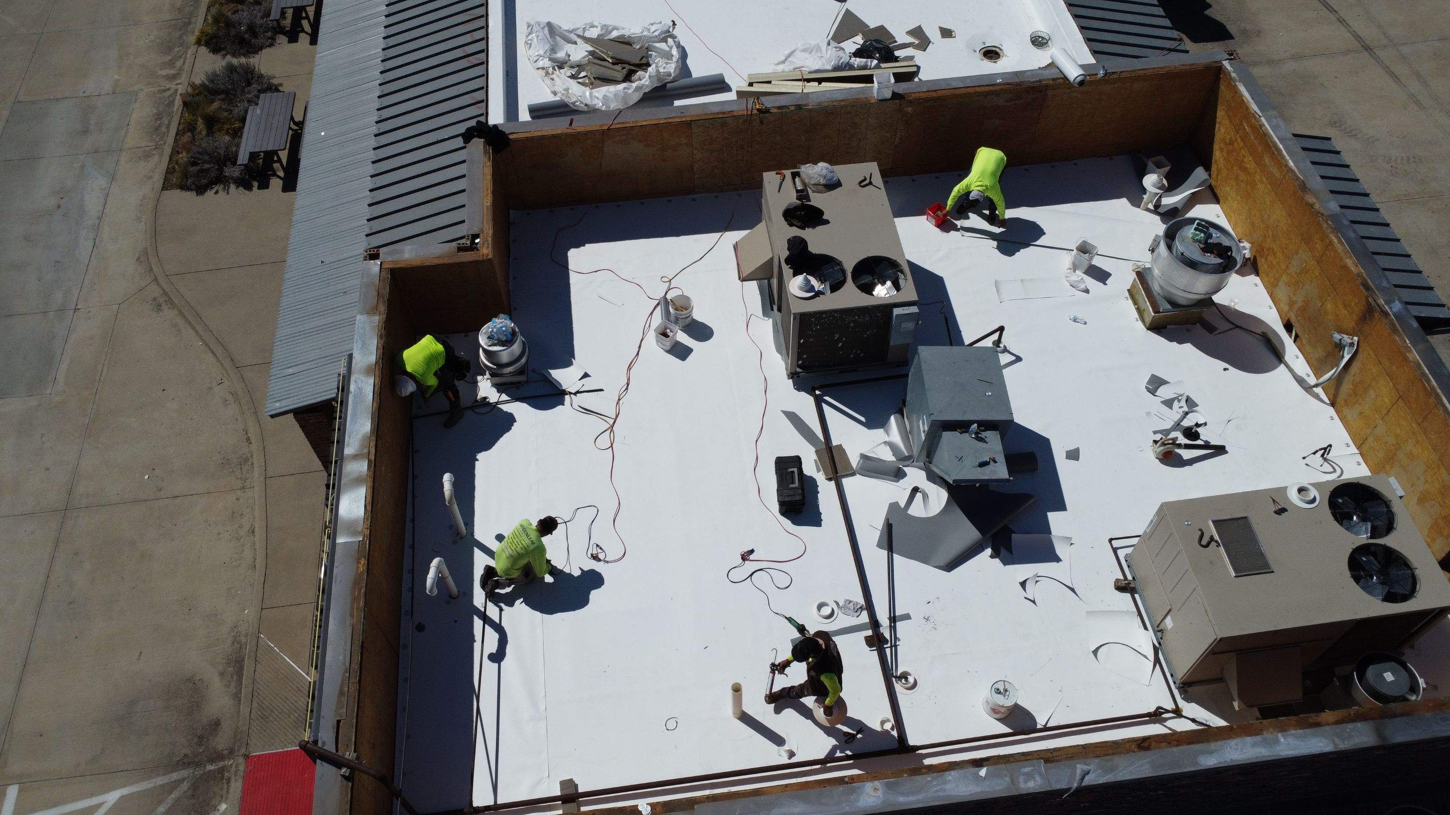 TPO Commercial Roofing Installation by 3:16 Roofing and Construction