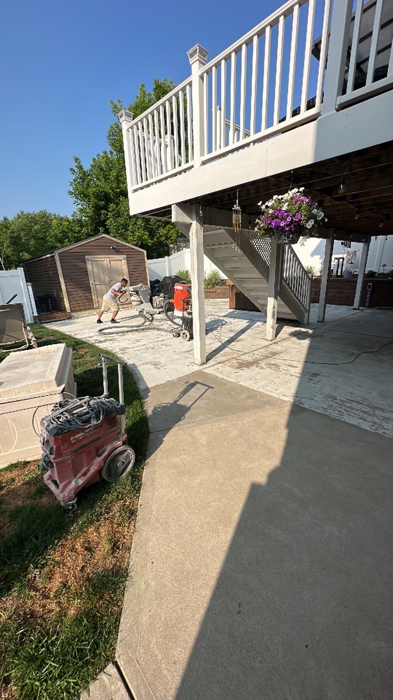 Large Patio Project in Imperial by Floors in a Day, Inc