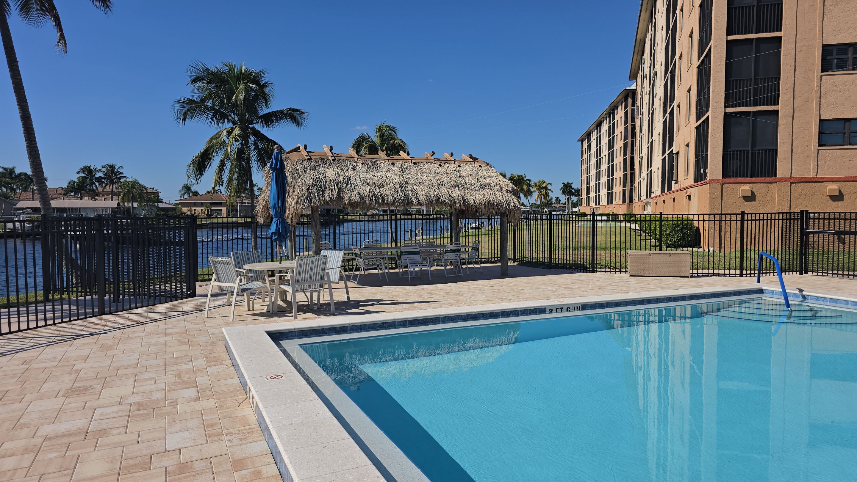 Community Pool Fence in Cape Coral by True Fence LLC