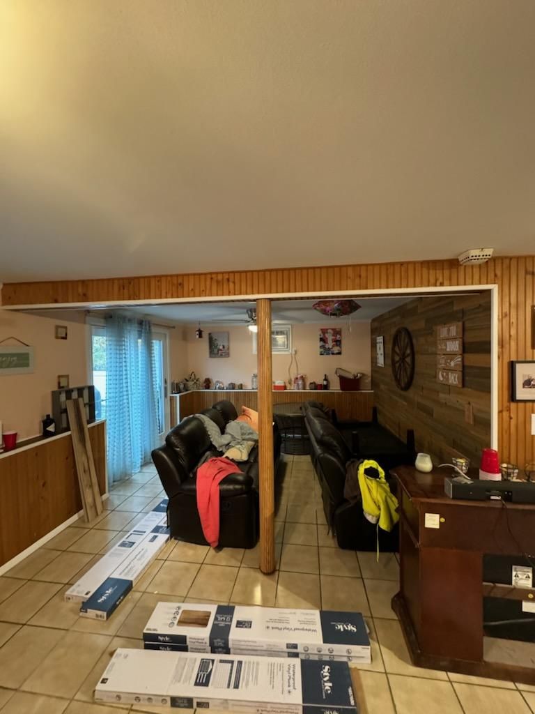 Basement LVP Installation by Footprints Floors Morristown