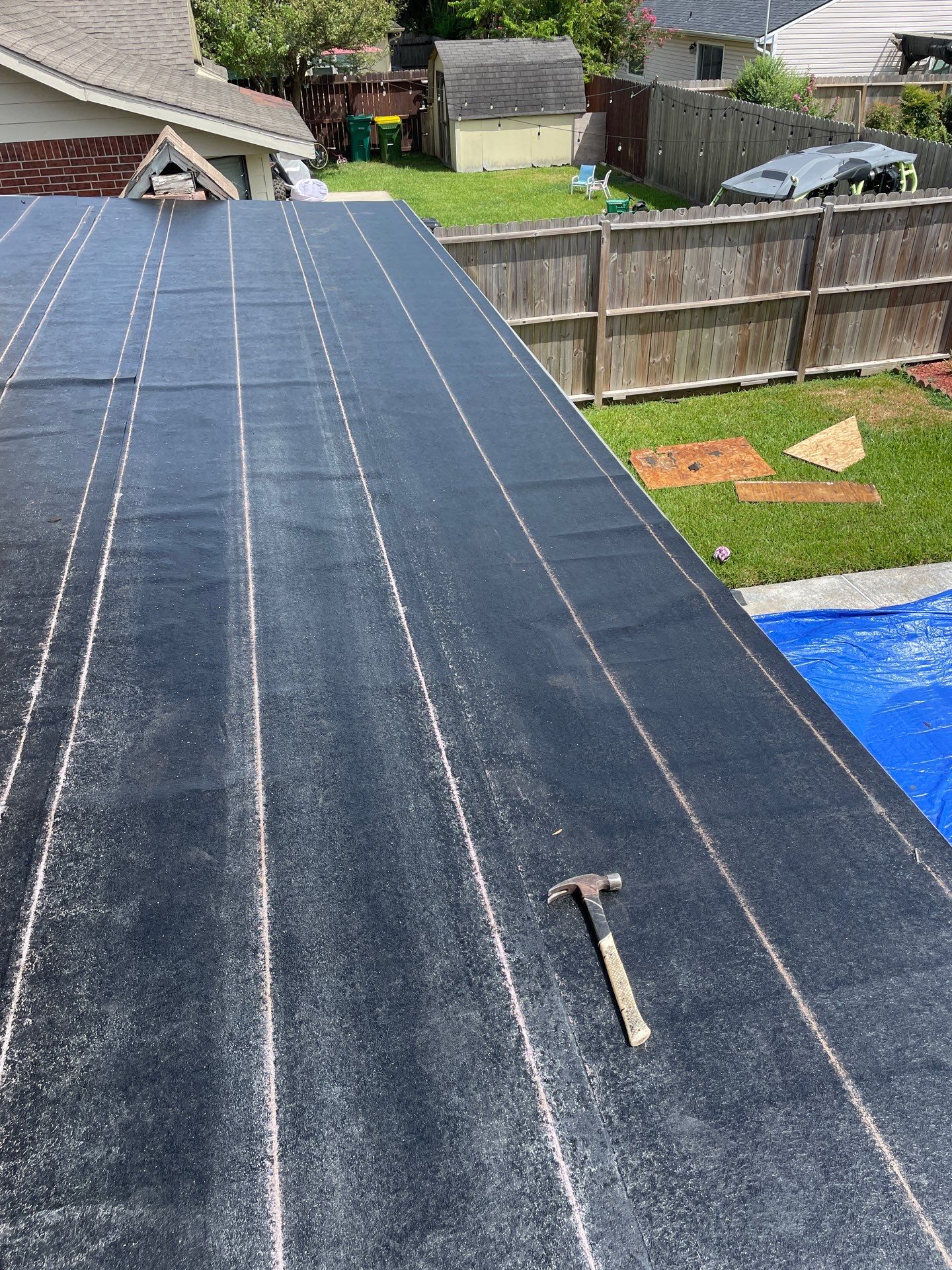 Residential Roofing Installation using Owen's Corning Duration (Lifetime) Shingles by Roof Repair Company
