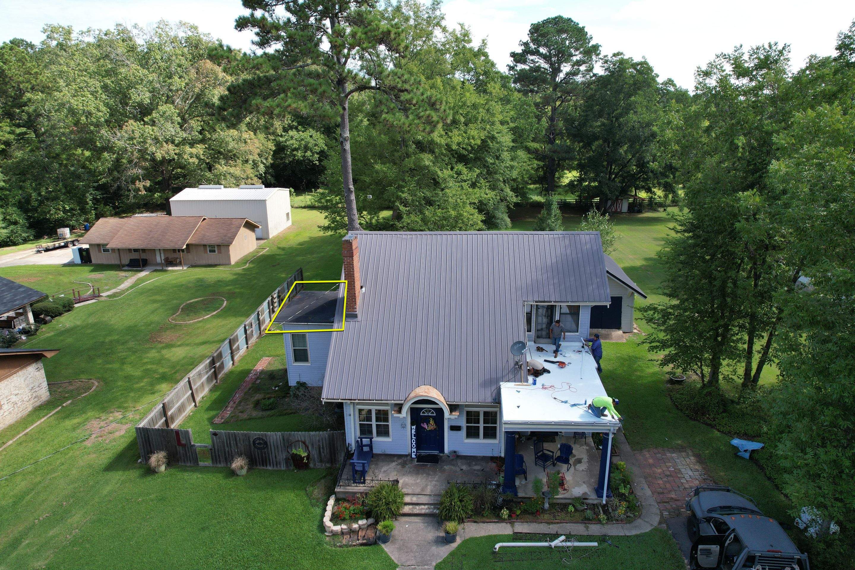 Residential PVC Installation in Prescott, Arkansas by Hostetler Roofing