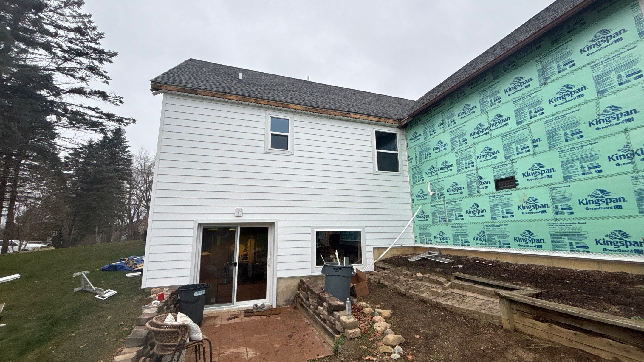 Siding Replacement using Ascend 7" Composite by 180 Contractors