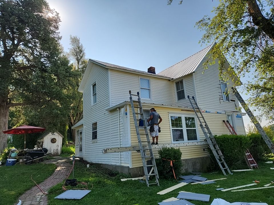 Siding Installation using Market Square by EEC  Windows, Siding & Roofing 