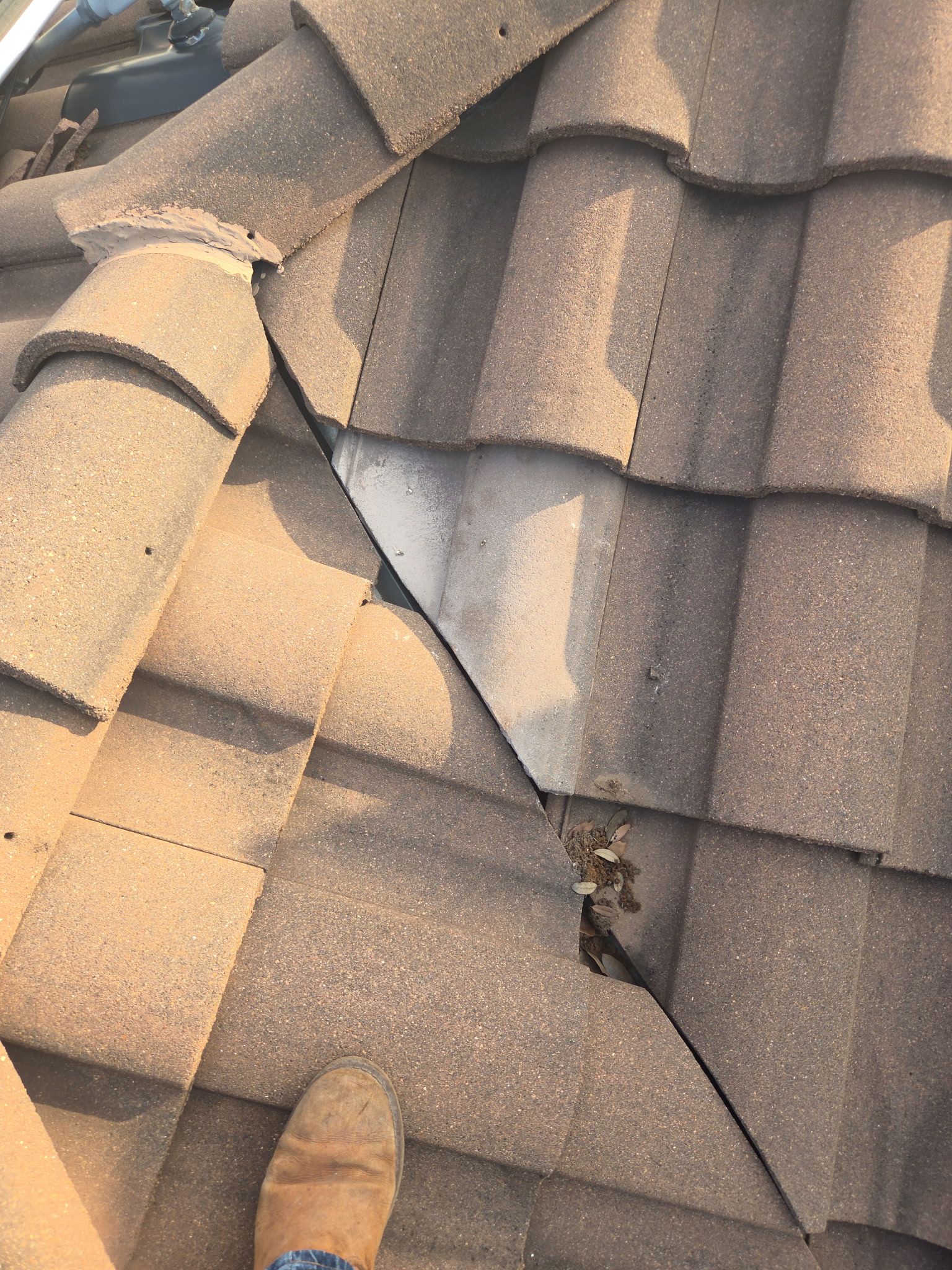 Lots of tile repairs out in Spicewood by REPS OF TEXAS