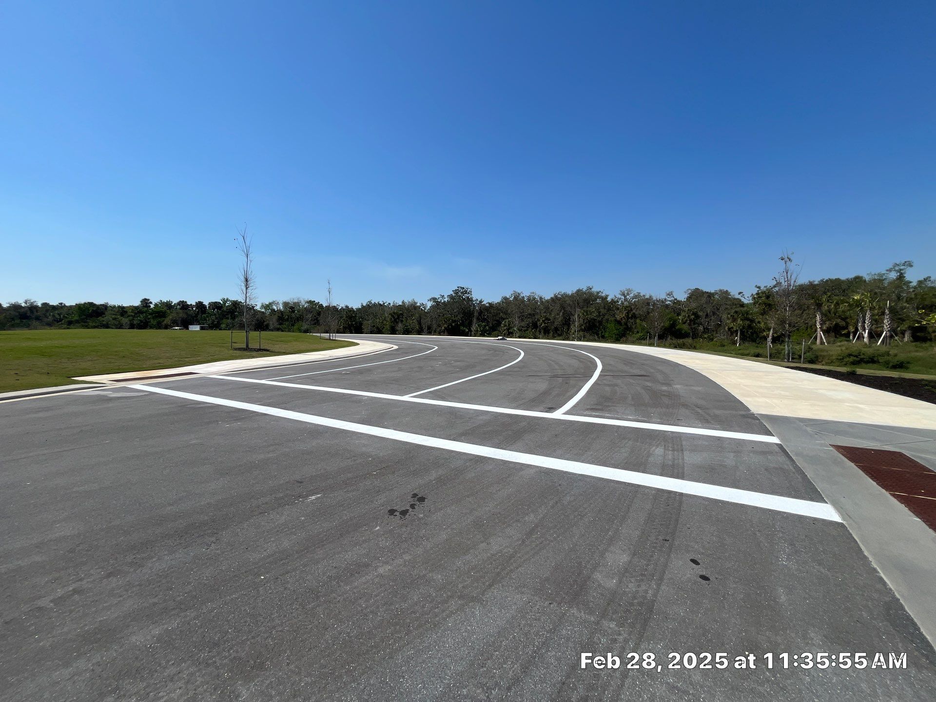 Structured for Serenity: Thoughtful Markings for Safe Navigation at Sarasota National Cemetery by Everline Coatings & Services - Southwest FL