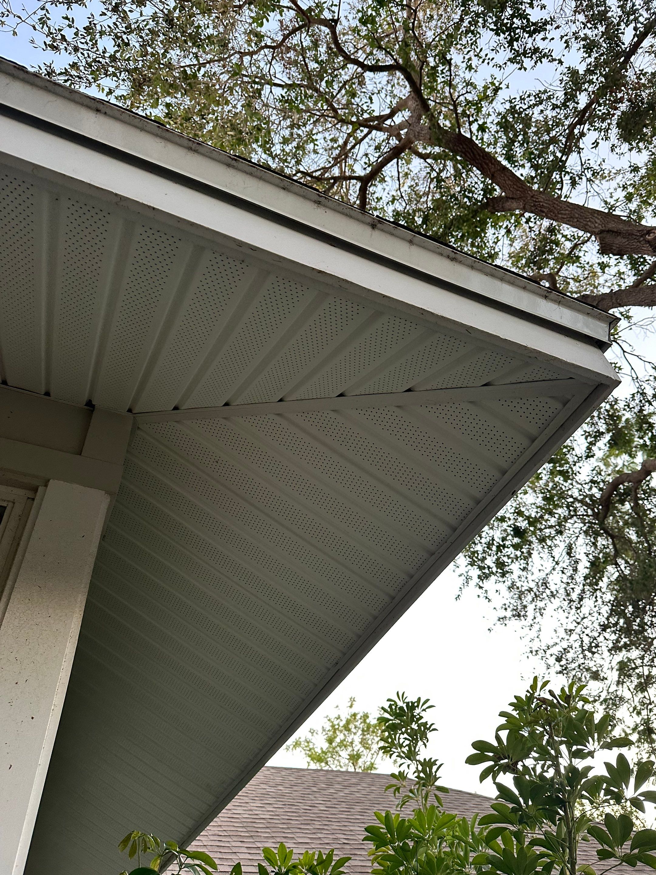 Replace All Soffit in the House in Sarasota FL by Gutter Professors