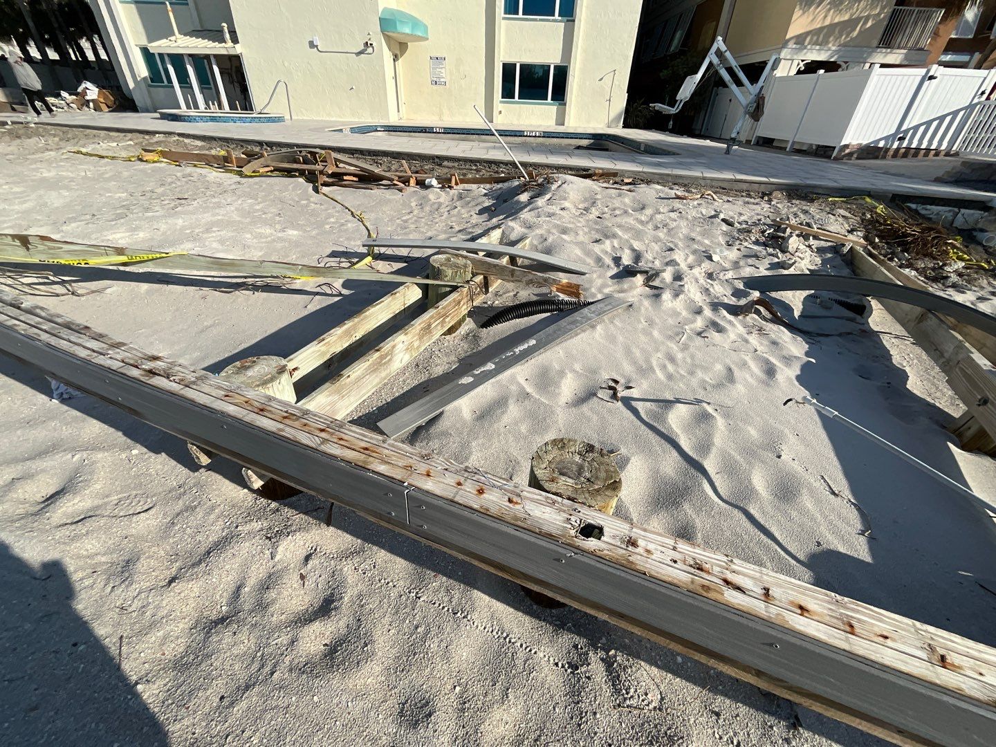 GulfView Hotel Deck Replacement – Clearwater, Florida by Orlando pergolas 