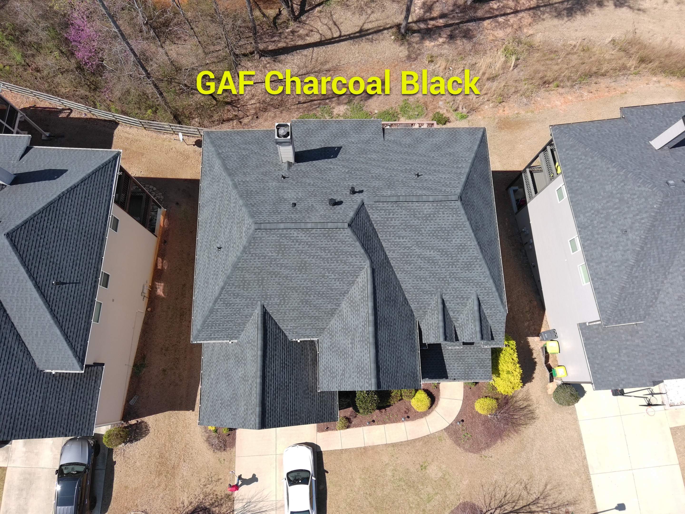 New roof installation and shingle colors by Rhino Restoration
