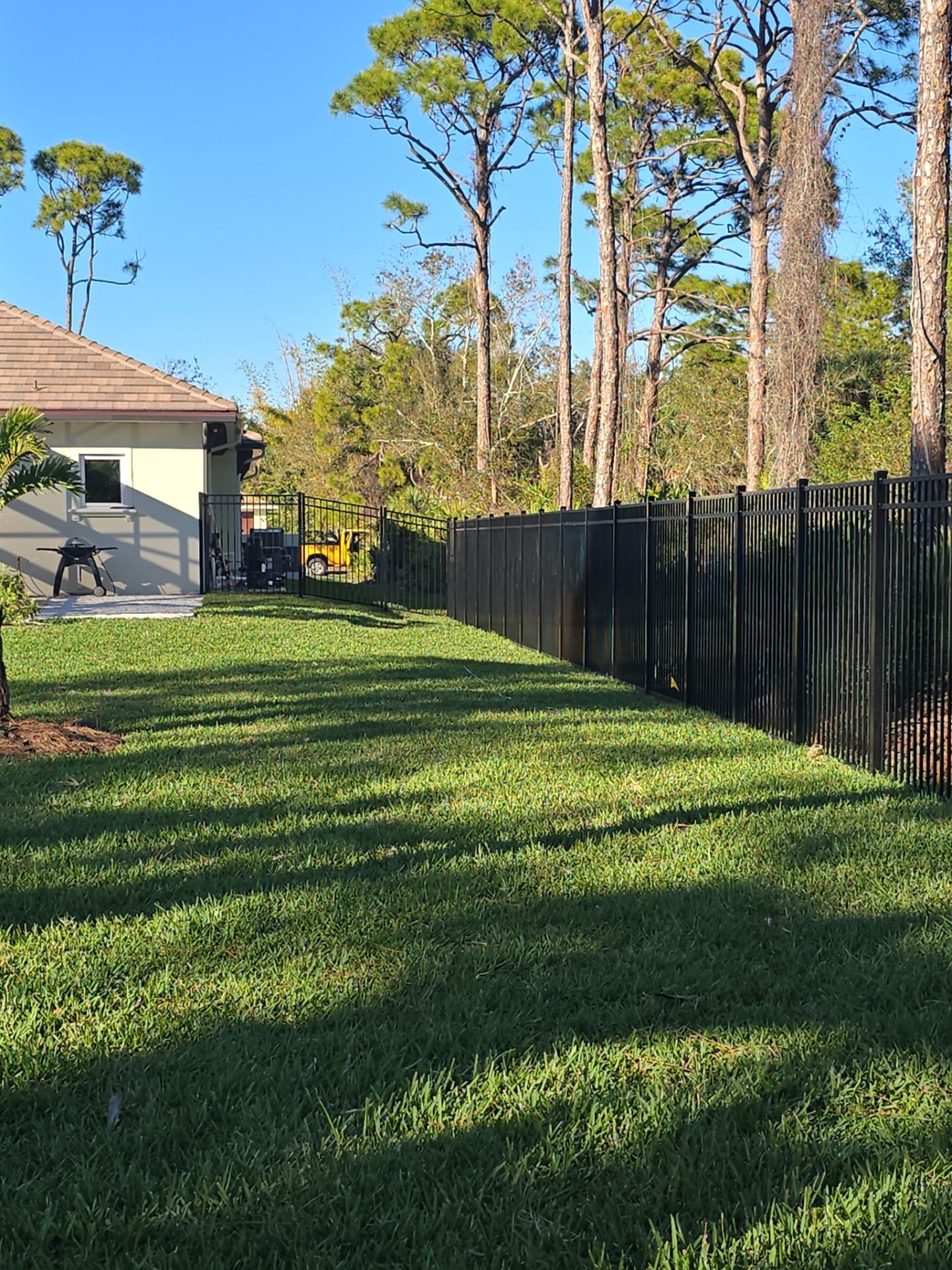6' Commercial Aluminum Fence in Englewood by True Fence LLC