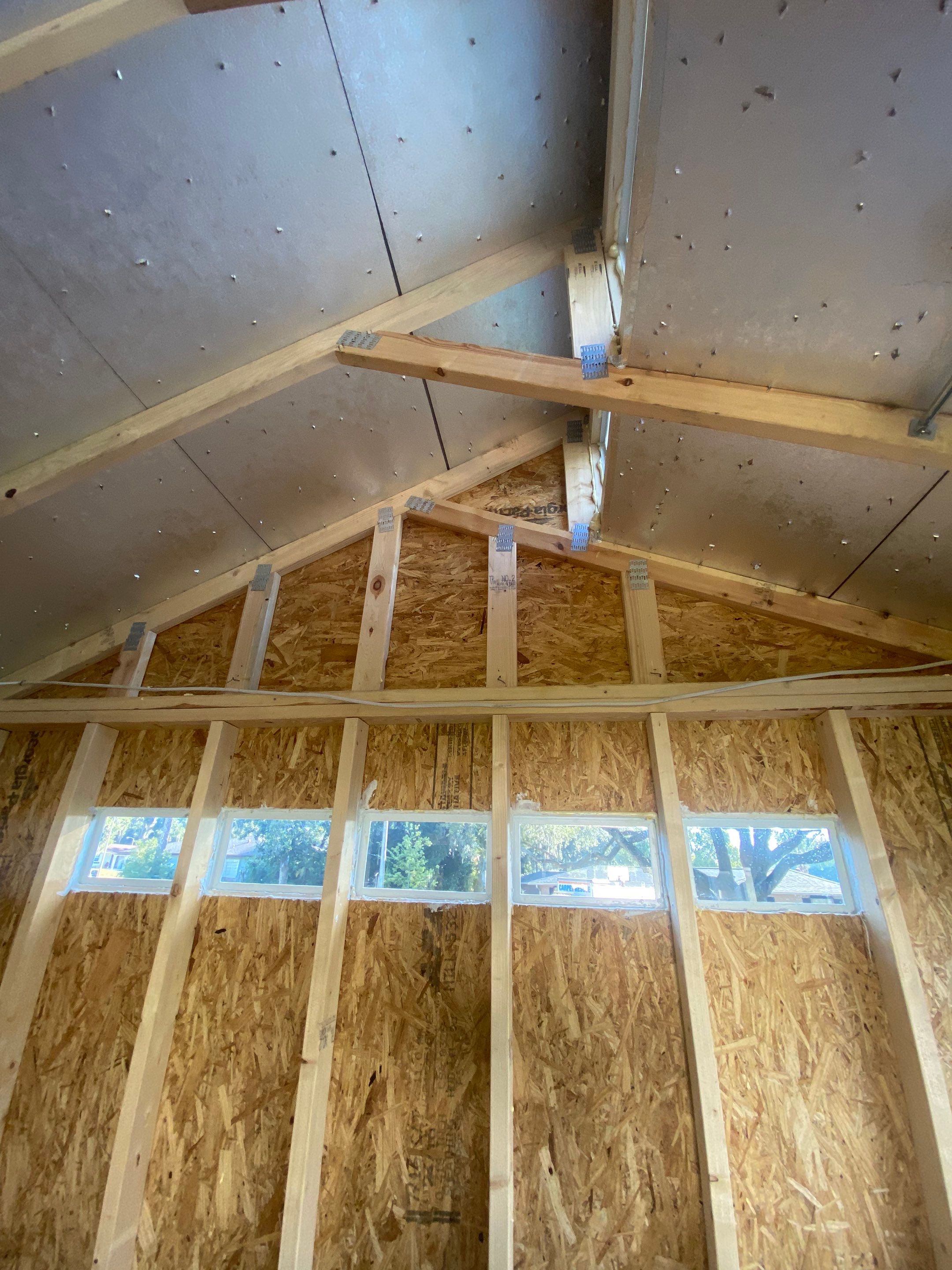Outdoor Office Shed Interior Remodel in Longwood: From Drywall to Paint by HandyMangum