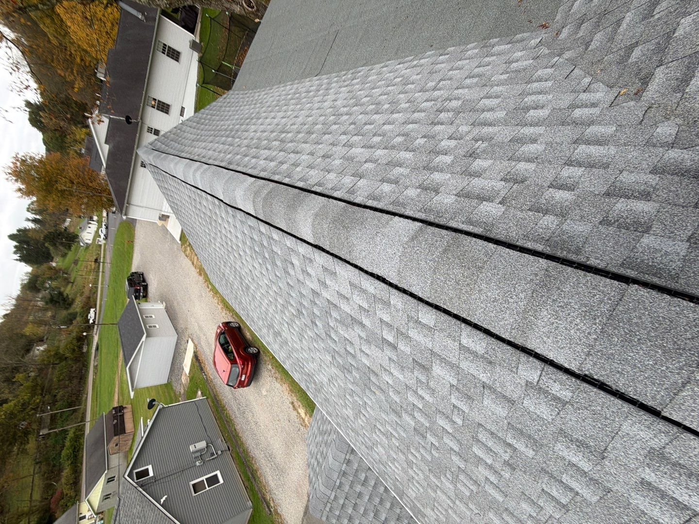 Residential Roofing Installation using GAF Timberline HDZ Oyster Grey by Rainstoppers Roofing