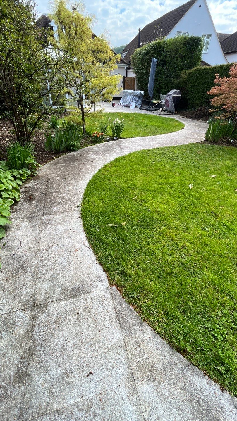 Patio Clean using honda 21 ltr/min by Ges Exterior Cleaning ltd