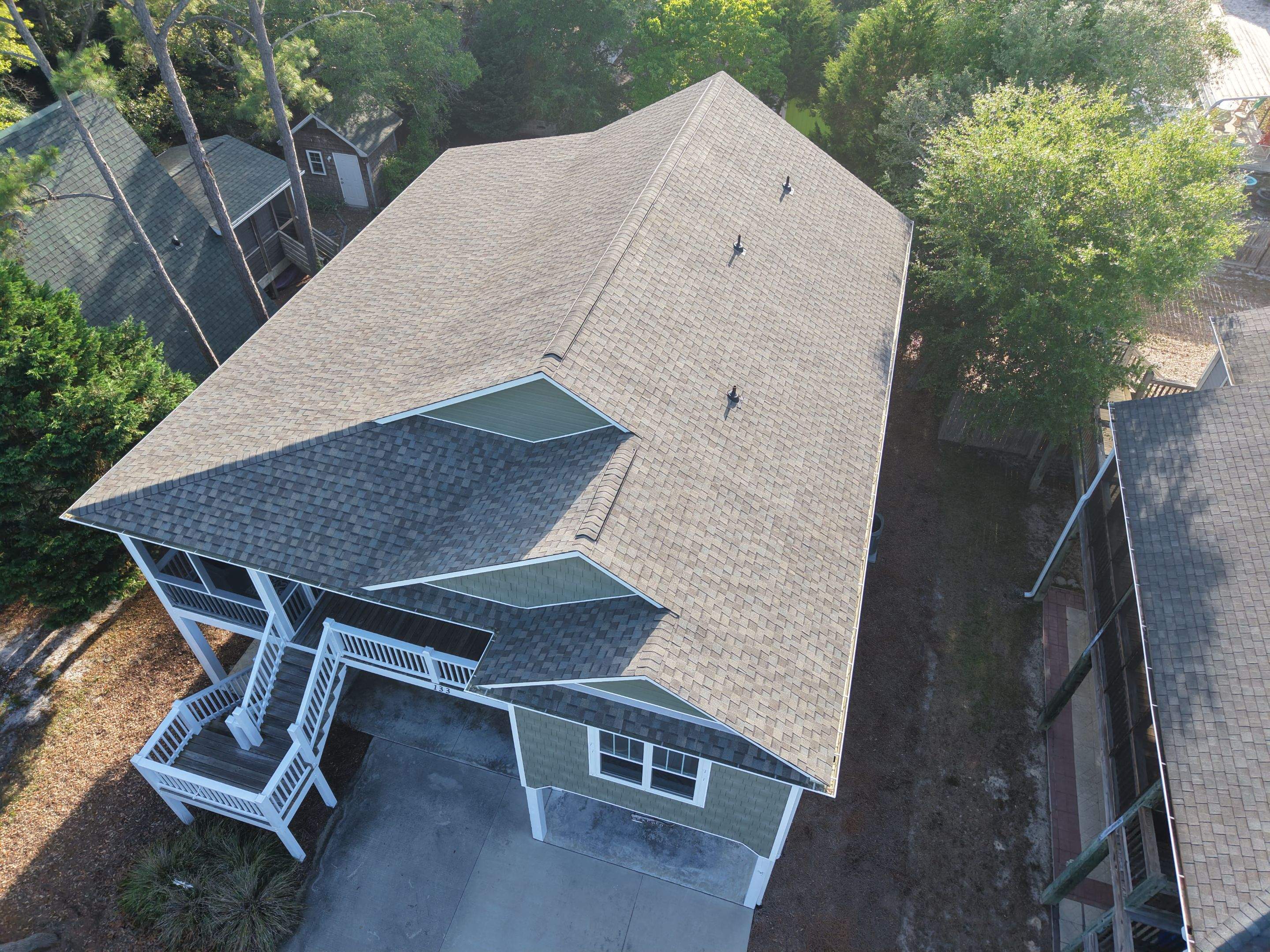 Fortified Roof Replacement in Oak Island NC with CertainTeed Landmark Pro Weathered Wood by RGR Construction and Roofing, LLC