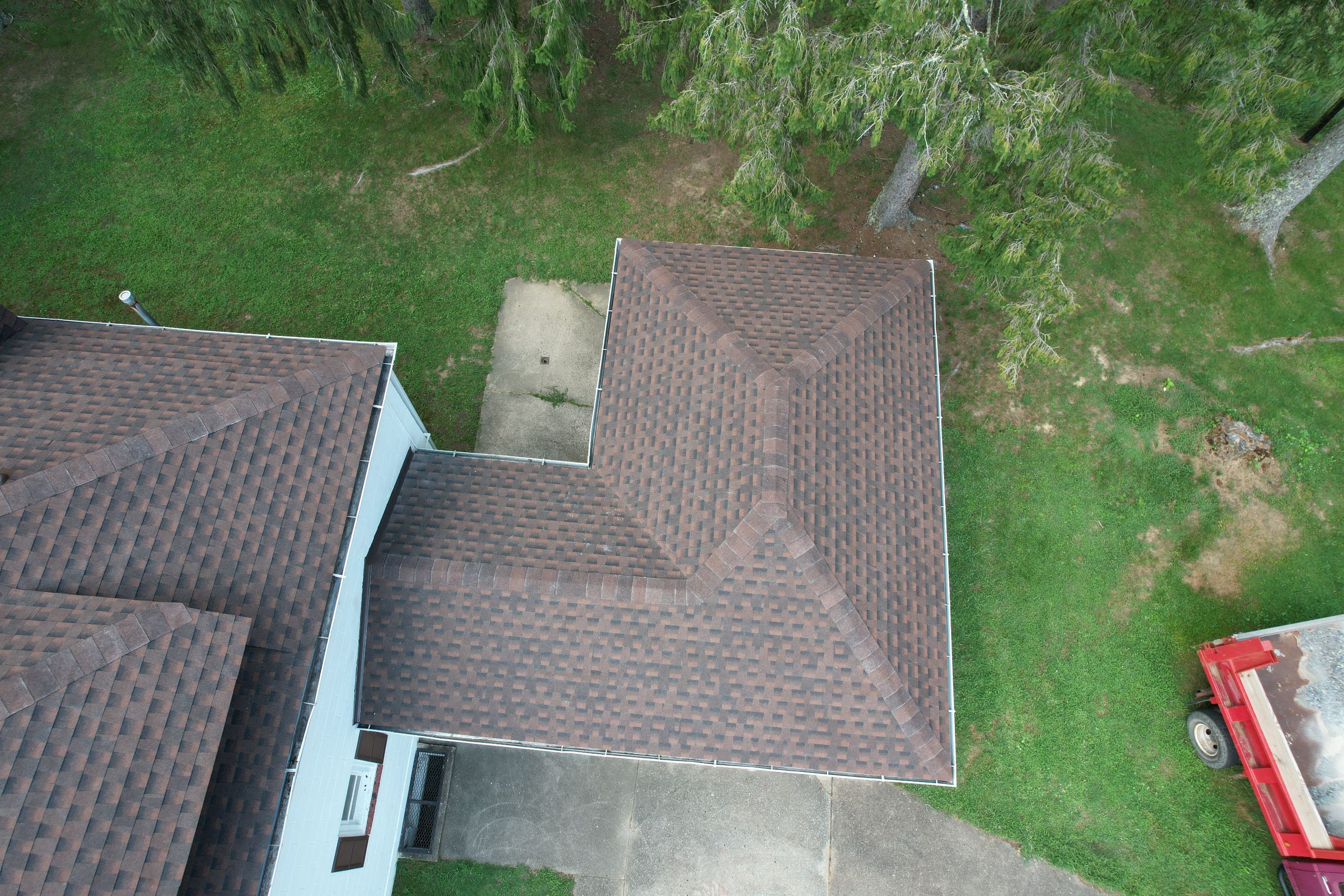 Residential Roofing Installation using GAF TImberline HDZ Hickory by Rainstoppers Roofing