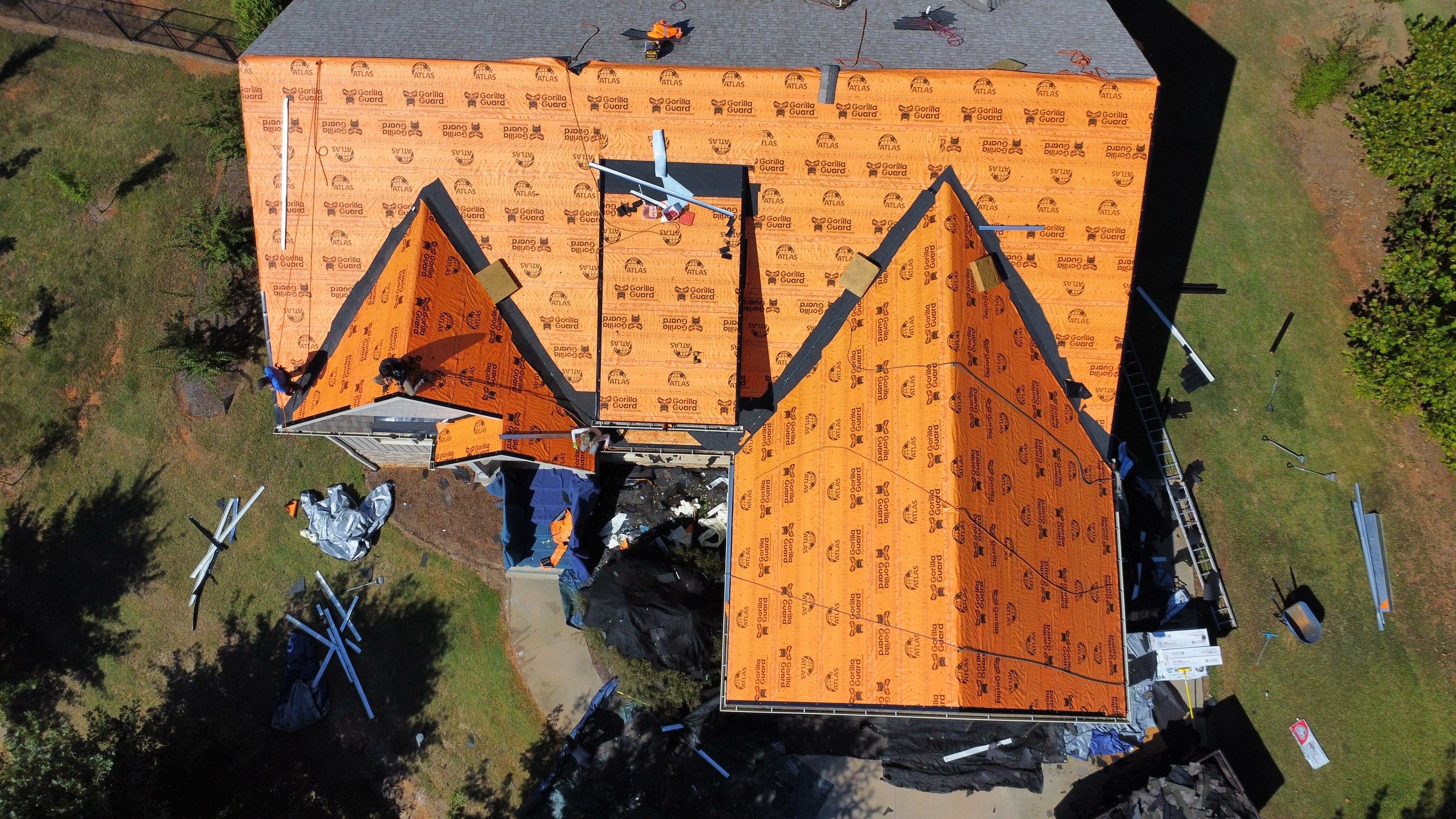 Insurance Covered Full Replacement with Atlas 25 Year Labor & 50 Year Manufacture Warranty by Roofsters