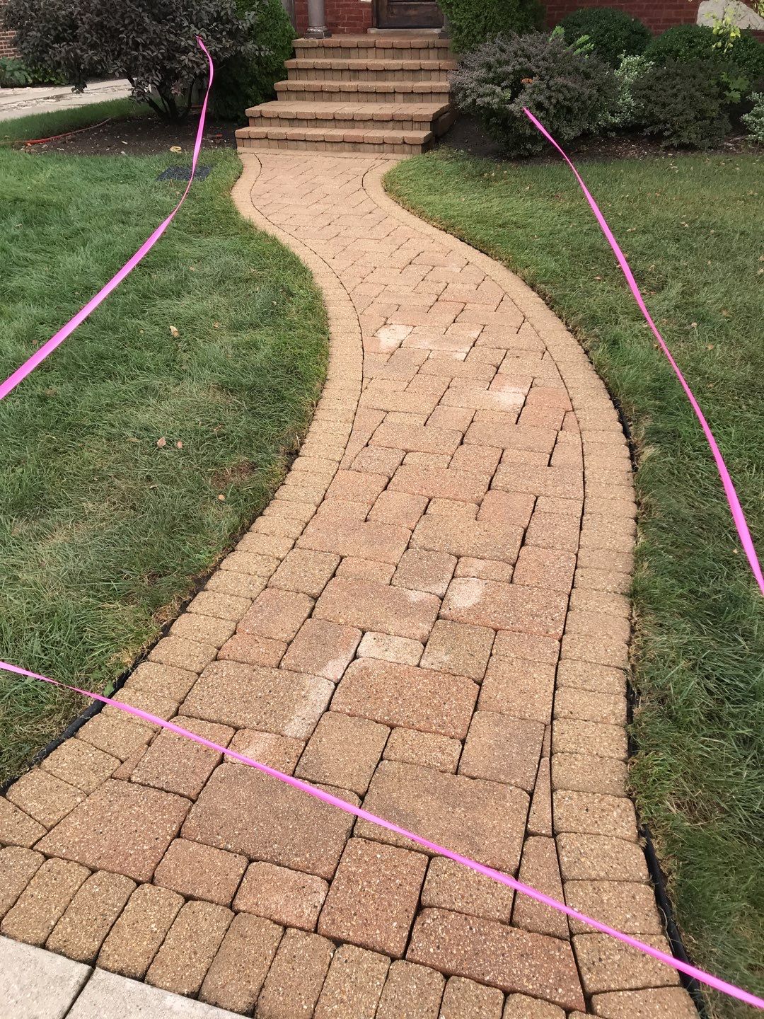 Brick paver clean, sand and seal.  using Surebond SB-1300 by Northern Power Washing LLC.