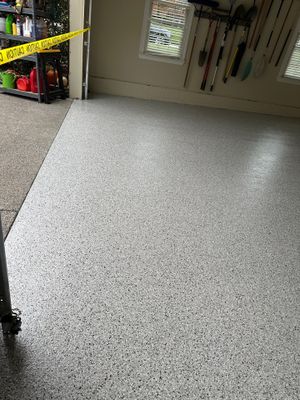 Garage Floor Coating using Cabin Fever