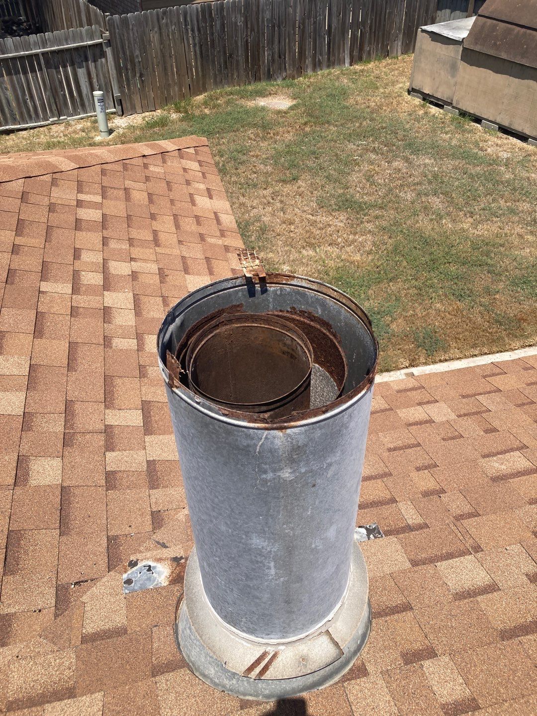 Chimney Cap & Chase Replacement using Custom Fabricated Steel by Lighthouse Roofing