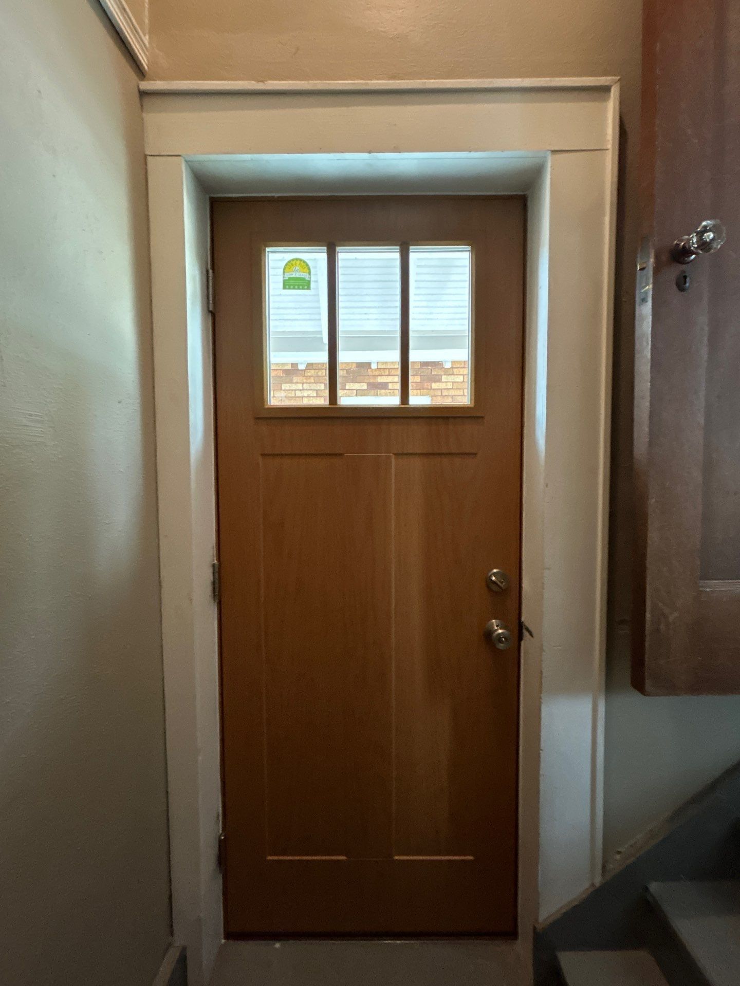 Replacing an Entry Door with a Pella Door by United Windows and Siding LLC
