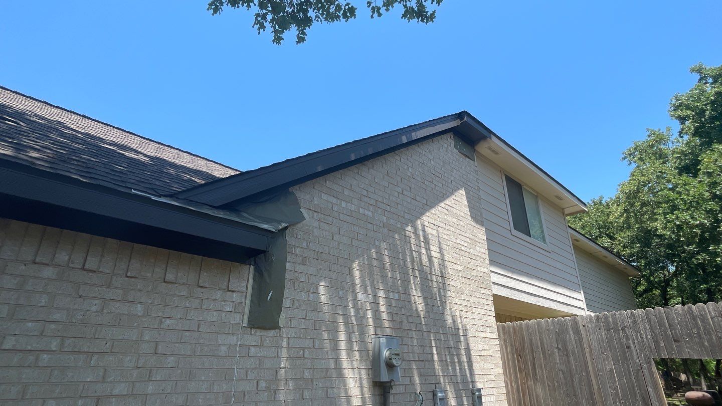 Full Exterior Remodel (Roofing, painting, Gutters) & Interior Damage Repair & Painting by First United Roofing & Construction