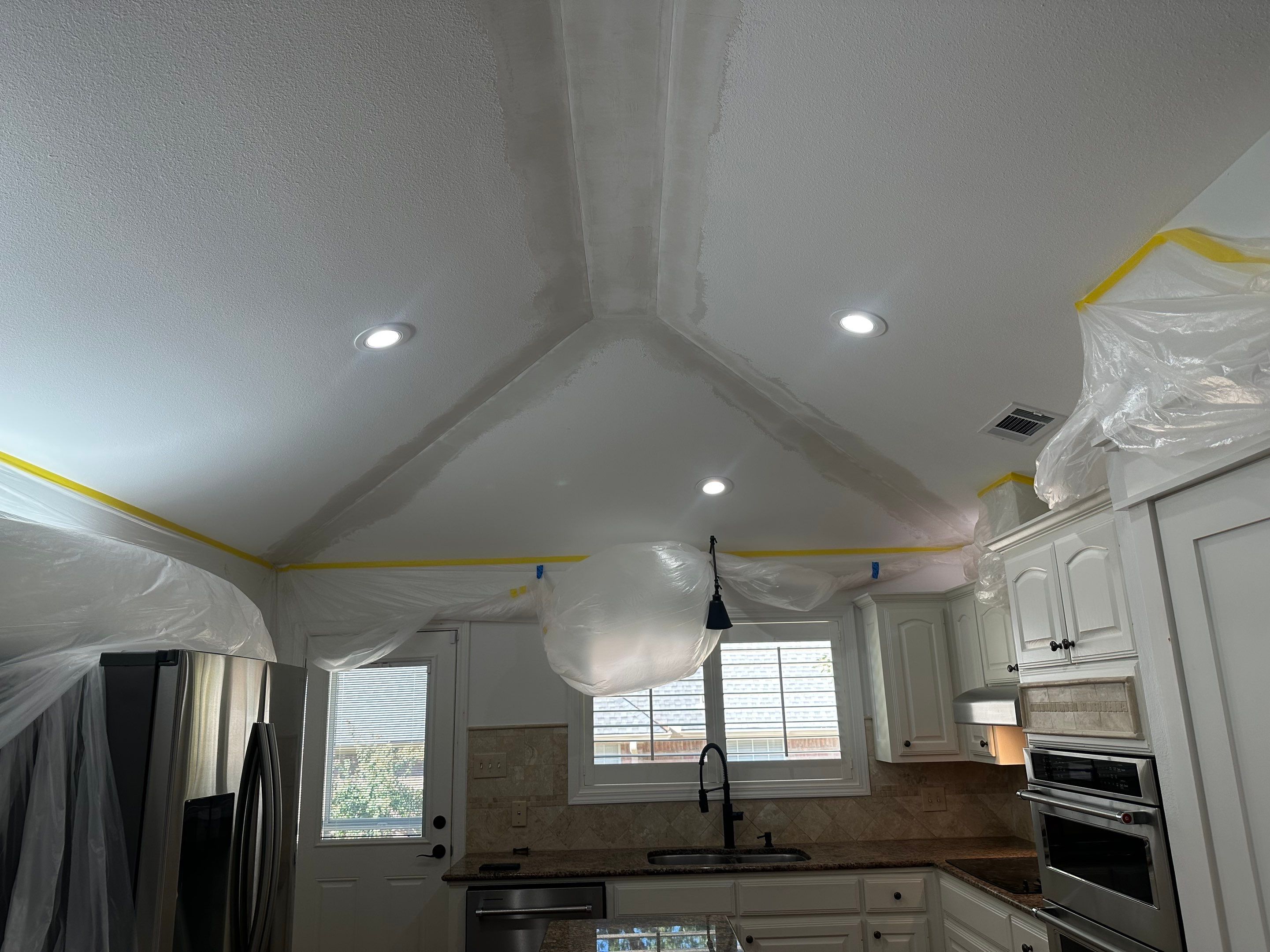 Interior Kitchen Painting & Drywall Texturing – Longview, Texas by Quality Coats Painting