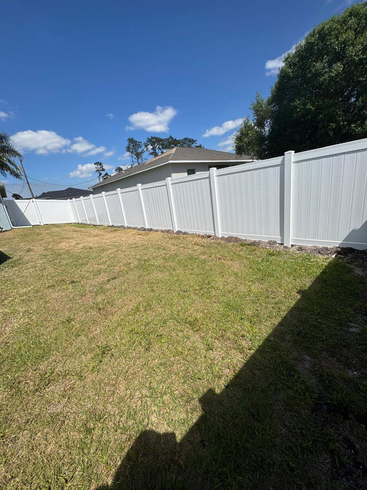 Vinyl Fence in North Port  by True Fence LLC